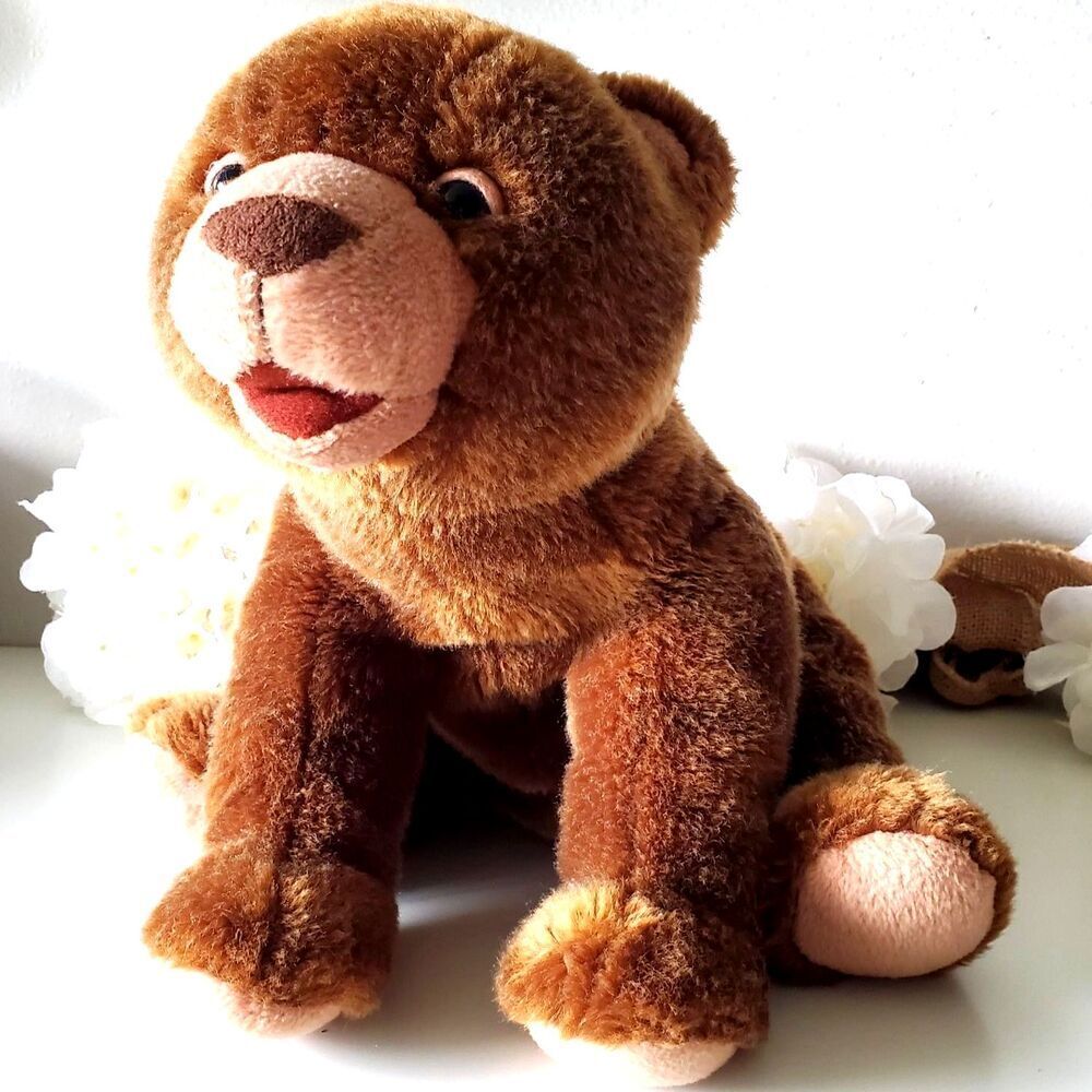 Vintage Kohls 12" Brown Plush Teddy Bear 90s
